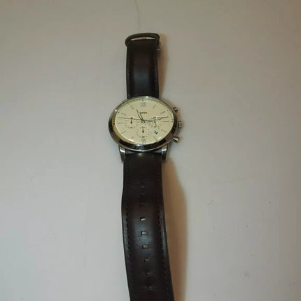 Fossil Analog Off-White Dial Men's Watch - FS5380