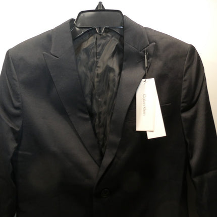 Calvin Klein Boys' Black Suit Set - Blazer & Trousers - Size 14