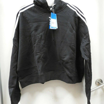 adidas Women's CY4766 Cropped Hoodie Sweatshirt, Black, Size - 48