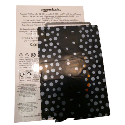 Amazon Basics Swivel Pedestal TV Mount for 32-65 inch TVs up to 55 lbs, Height A