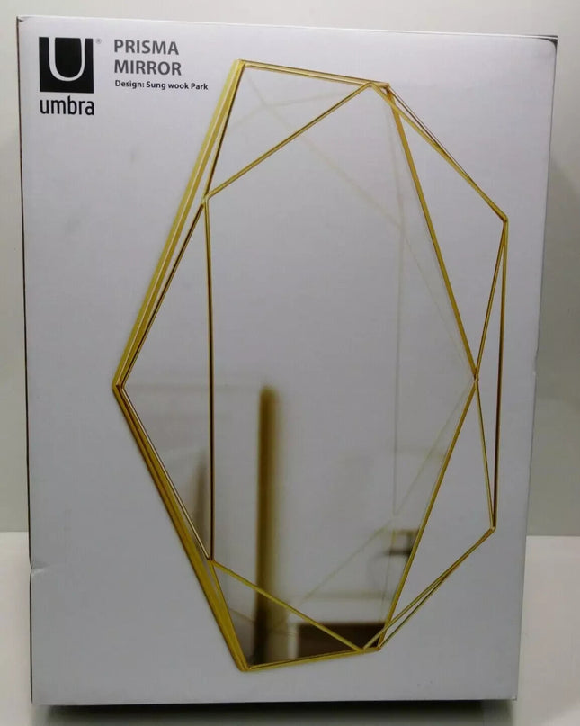 Umbra 358776-165 Prisma Modern Geometric Shaped Oval Mirror Wall Decor