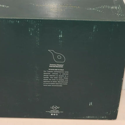 Lenox Tuscany Classics Pierced Decanter, 3.35 LB, Clear