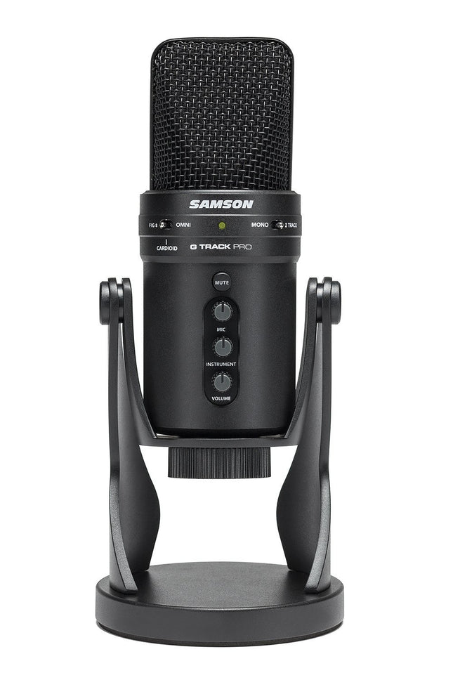 Samson Technologies G-Track Pro Professional USB Microphone with Audio Interface
