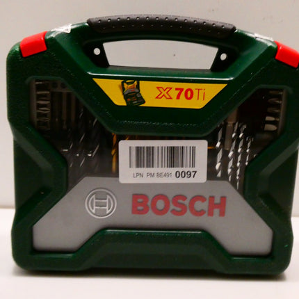 Bosch 70-Pieces X-Line Titanium Drill and Screwdriver Bit Set