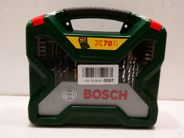 Bosch 70-Pieces X-Line Titanium Drill and Screwdriver Bit Set