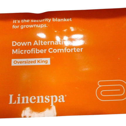 LINENSPA Reversible Down Alternative Comforter and Duvet Insert - All-Season Com