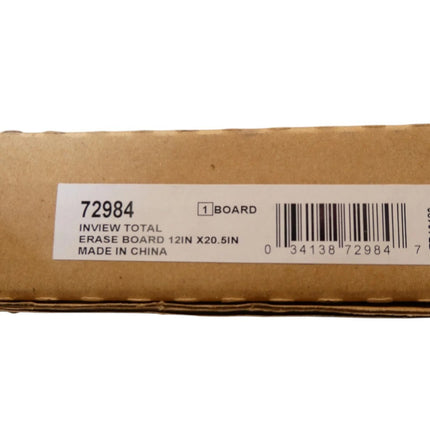 Quartet Inview Custom Whiteboard, 20.5 x 12 Inches.5 Inch Graphite Frame (72984)