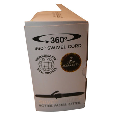 Silver Bullet City Chic Curling Iron, Black, 25mm