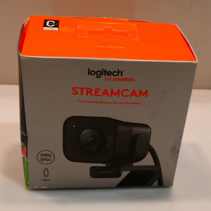 Logitech for Creators StreamCam Premium Webcam for Streaming and Content Creatio