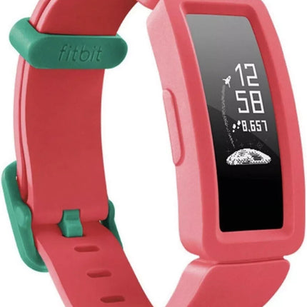 Fitbit Ace 2 Activity Tracker for Kids Swimproof with Fun - Watermelon + Teal