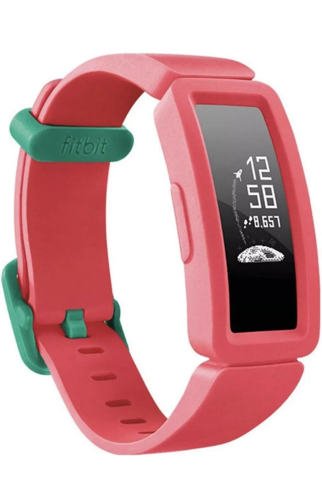 Fitbit Ace 2 Activity Tracker for Kids Swimproof with Fun - Watermelon + Teal