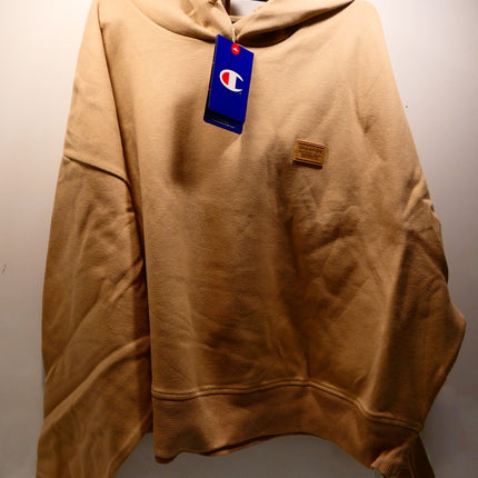 Champion Women's Rochester Base Hoodie, Tan Dunes, Large