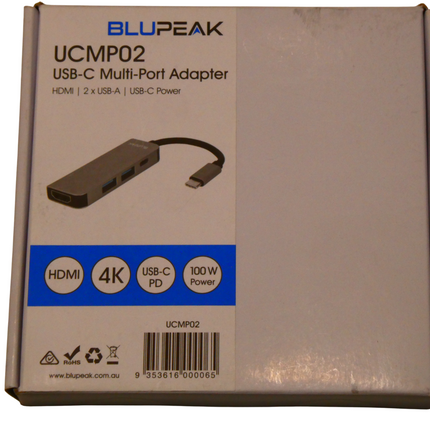 Blupeak UCMP02 USB-C Multi-Port Adapter