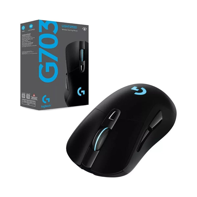 Logitech G703 Lightspeed Wireless Gaming Mouse - Black (910-005095)