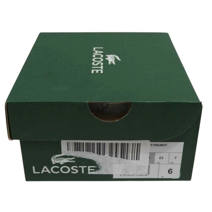 Lacoste Carnaby EVO 318 2 Baby Fashion Shoes, Pink/White - 7 US