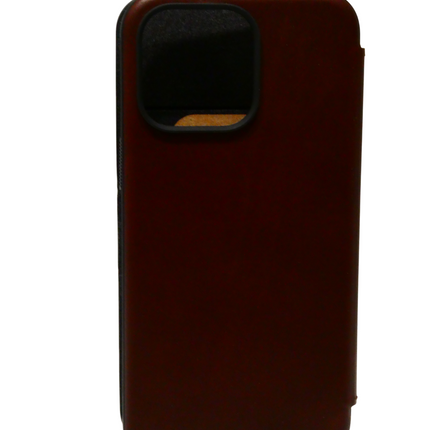 Nomad Ecco Leather Folio Case for iPhone 15 Pro Max, Brown