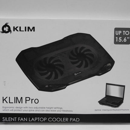 KLIM Pro - The Laptop Cooler for Professionals - Laptop PC Support 10” to 15,6”