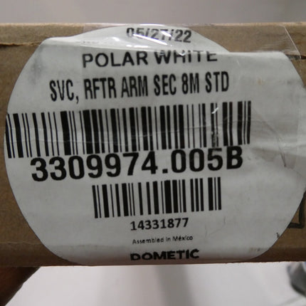 DOMETIC 3309974.005B Polar White Standard Secondary Rafter Arm (8M)