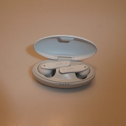 Belkin Soundform Nano Bluetooth Earbuds for Kids with Built-in Microphone, White