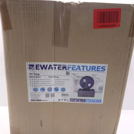 Ewaterfeatures EWF3150031 Yin Yang Patio Dark/Black