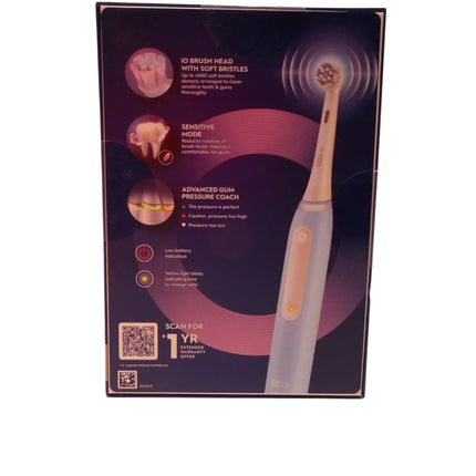 Oral-B iO Series 3 Electric Toothbrush with 1 Brush Head, Rechargeable, Ice Blue