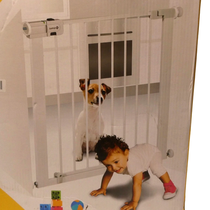 Safety 1st U-Pressure Barrier Metal, White, Use as Barrier Gate and Stairs Gate