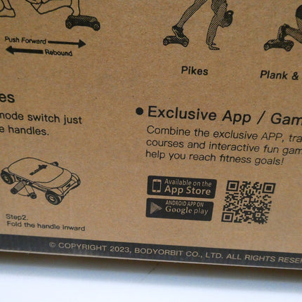 WONDER CORE Slide Fit, Ab Roller Board with 4 Wheels, Automatic Rebound Abdomina