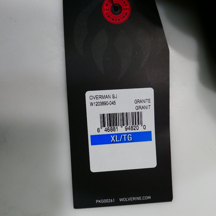 Wolverine Men's Overman Fleece Lined Cotton Duck Canvas Hooded Shirt Jacket, XL