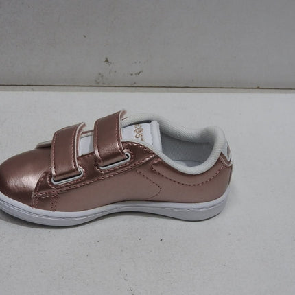 Lacoste Carnaby EVO 318 2 Baby Fashion Shoes, Pink/White - 7 US