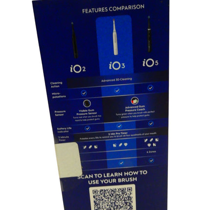 Oral-B iO Series 3 Electric Toothbrush with (1) Brush Head, Rechargeable, White