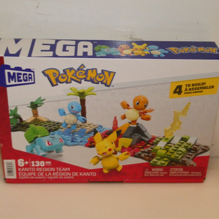 MEGA Pokémon Building Toys Set Kanto Region Team with 130 Pieces