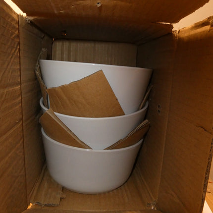 Stone + Lian Celina Stoneware 16-Piece Dinnerware Set White - BLB1361