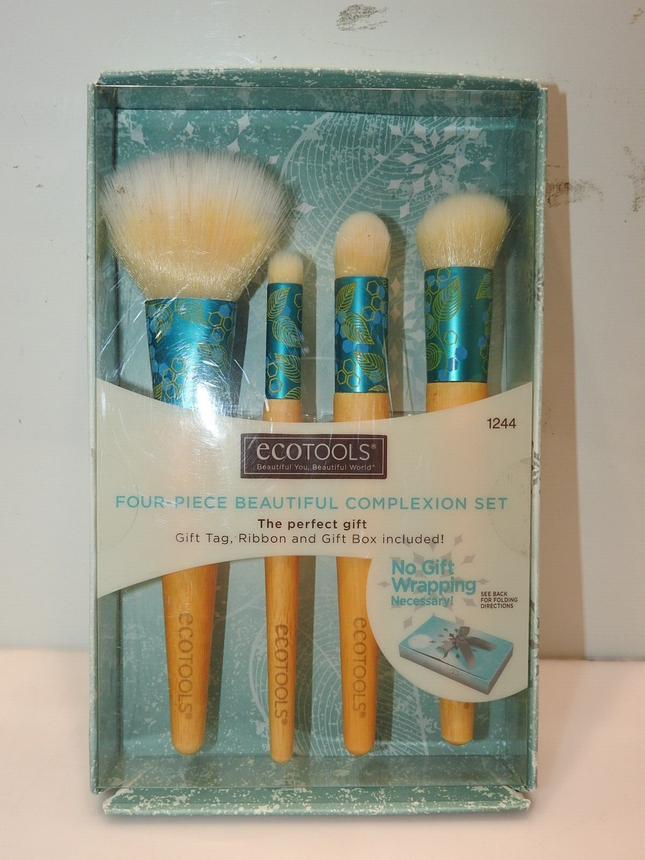 EcoTools, Four-Piece Beautiful Complexion Set, 4 Brushes