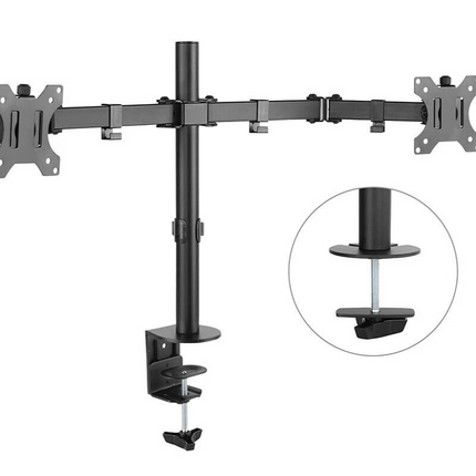Kogan Articulating Dual Monitor Mount (Ostia Series - Black)