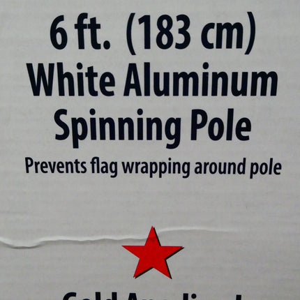Annin Flagmakers American Flag SolarGuard Nylon Flag, Solar Light and Flagpole