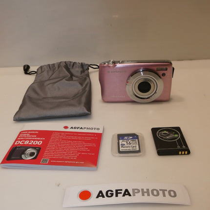 AgfaPhoto Realishot 8 x Optical Zoom 18MP CMOS Digital Camera - Pink