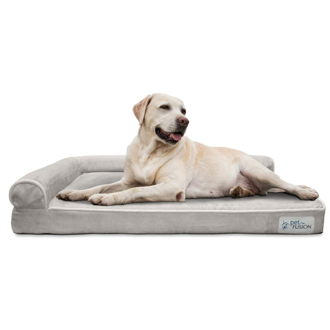 PetFusion Memory Foam Dog Bed (The BetterLounge) with Waterproof Liner & Removab