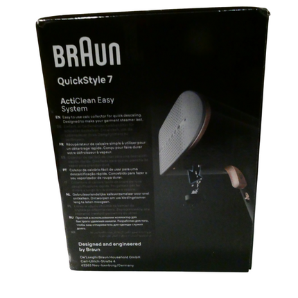 Braun QuickStyle 7 GS7077BK Handheld Garment Steamer 1600W 250ml Black