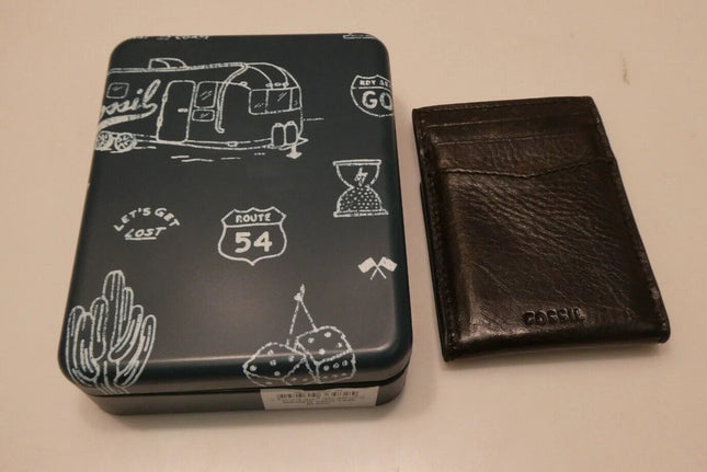 Fossil Andrew Black Card Case ML4173001