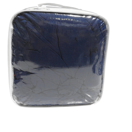 Lush Decor Ruffle Skirt Bedspread, Navy, Queen