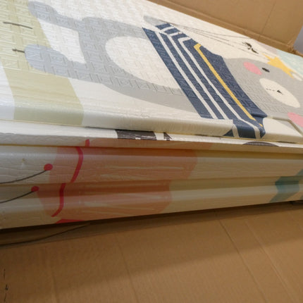Infant Shining Baby Playmat Children Reversible Crawling XPE Foam Mat Large Size