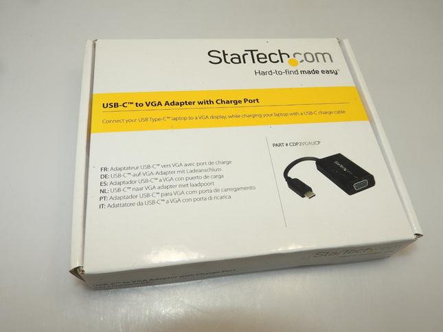 StarTech.com USB-C to VGA Adapter with USB Power Delivery CDP2VGAUCP