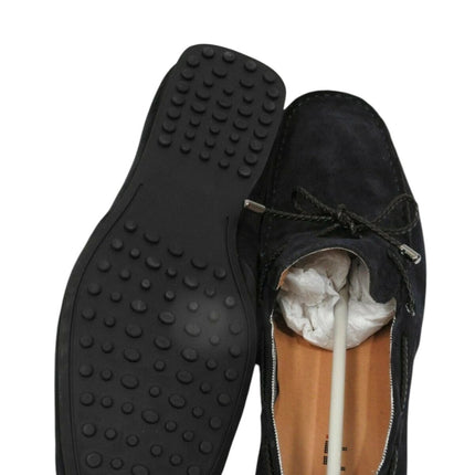 CROFT Men's Perry Flat Loafers, Midnight Suede, EU 45, US 12