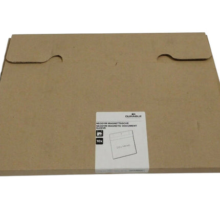 Durable Logistics Pockets Neodym Magnetic Sleeve, A5, Landscape, Pack of 10