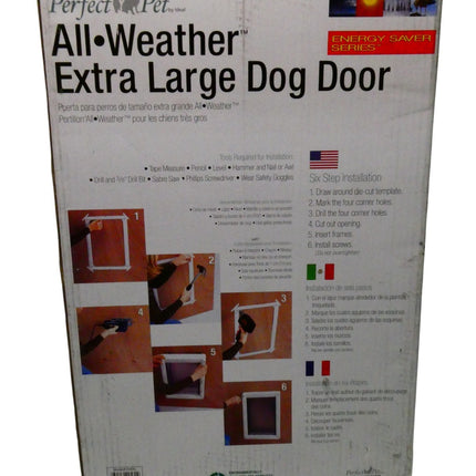 Perfect Pet the All-Weather Energy Efficient Dog Door, Extra Large, 9.75" X 17"