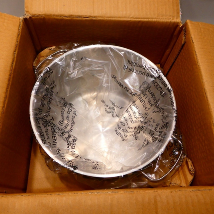 Amazon Basics Stainless Steel Stock Pot with Lid, 8-Quart - Silver