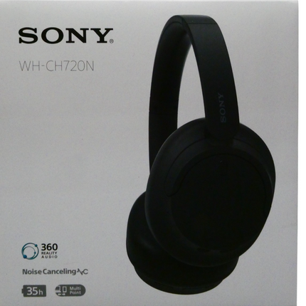 Sony WH-CH720NB Wireless Noise Cancelling Headphones - Black (Headphone Only)