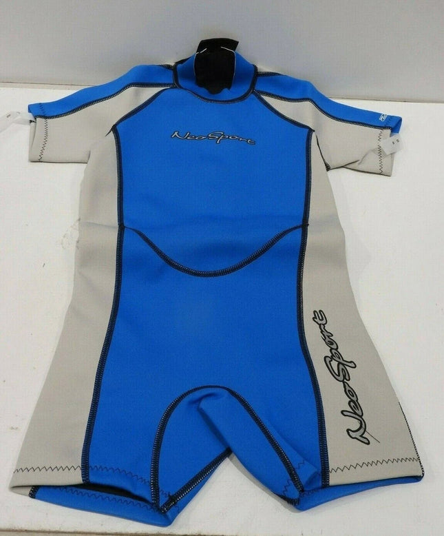 NeoSport Wetsuits - Kid's Wetsuit Premium Neoprene 2mm, Children Swim Suit, 8