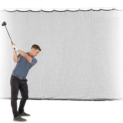 GoSports 15 ft x 10 ft Sports Netting - Hitting Net for Golf, Baseball, Hockey,