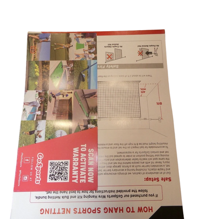 GoSports 15 ft x 10 ft Sports Netting - Hitting Net for Golf, Baseball, Hockey,